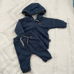 Ted Baker baby blue hoodie and sweatpants set 3-6 months